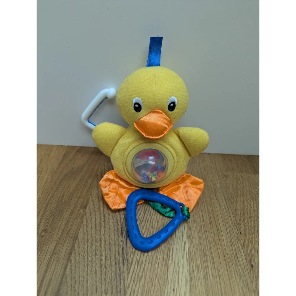 Baby Einstein Busy Bellies Duck rattle teether FLAWS READ no vibrate